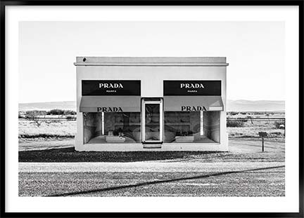 Plakat - Prada shop