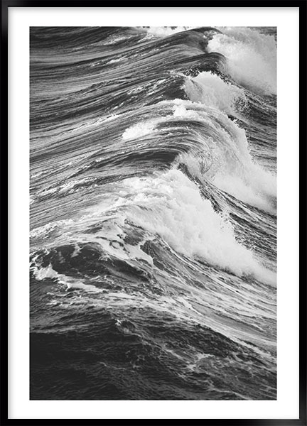 Plakat - Rough waves