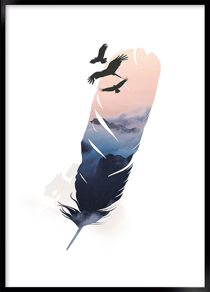 Plakat - Feather