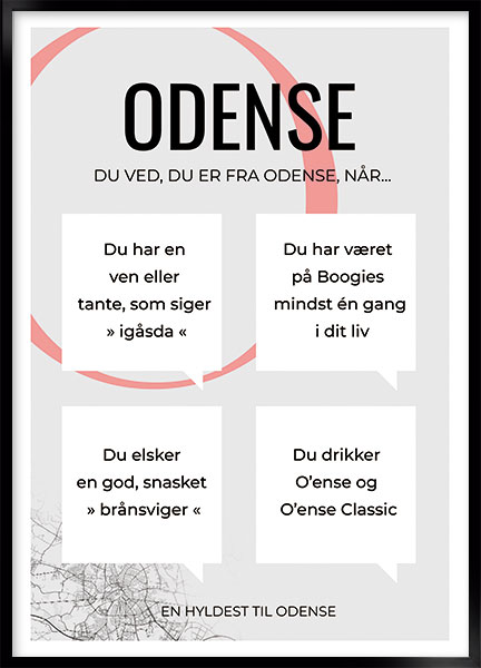 Plakat - Du er fra Odense