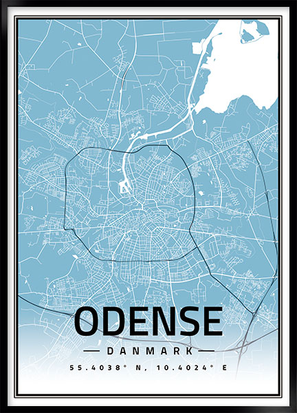 Plakat - Kort Odense no3