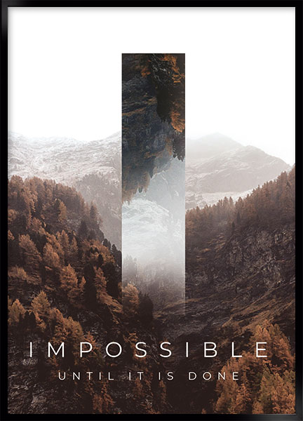 Plakat - Impossible