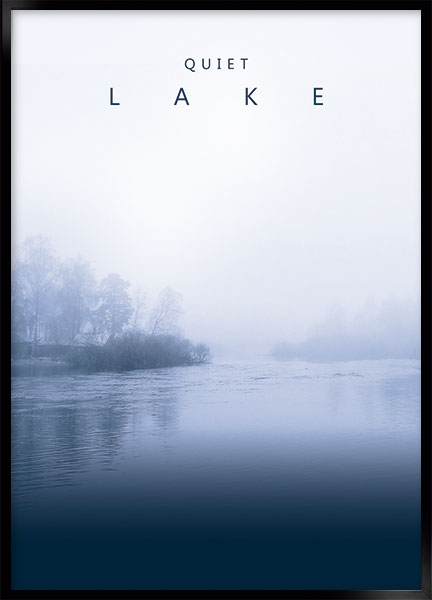 Plakat - Lake quiet
