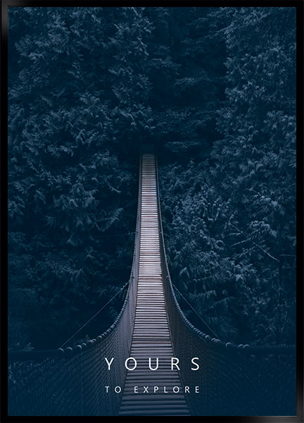 Plakat - Yours to explore