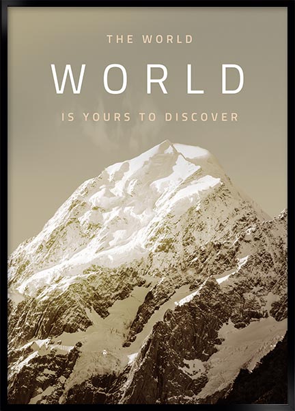 Plakat - World