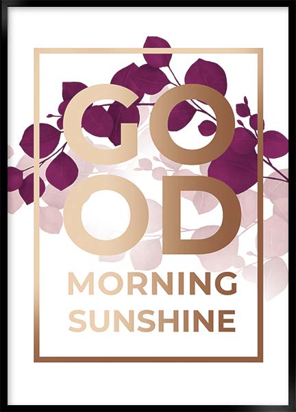 Plakat - Good morning