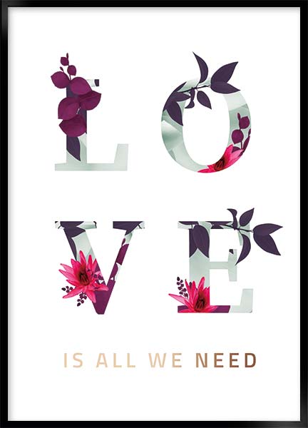 Plakat - Love