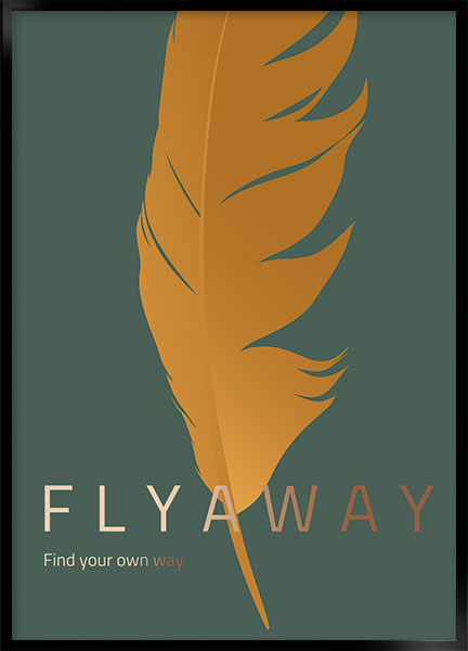 Plakat - Fly away