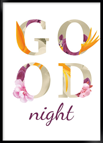 Plakat - Good night
