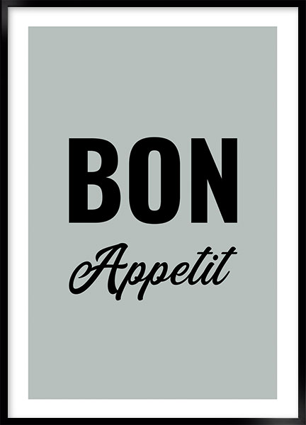 Plakat - Bon appetit