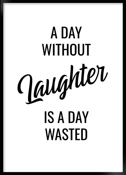 Plakat - A day wasted