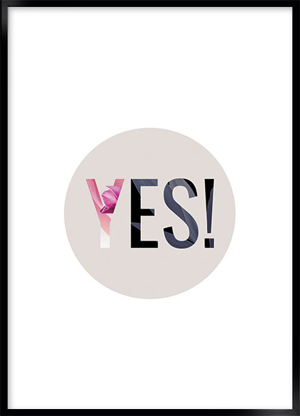 Plakat - Yes
