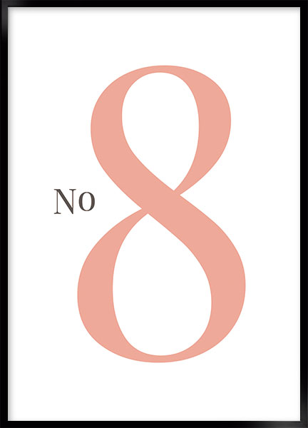 Plakat - No 8
