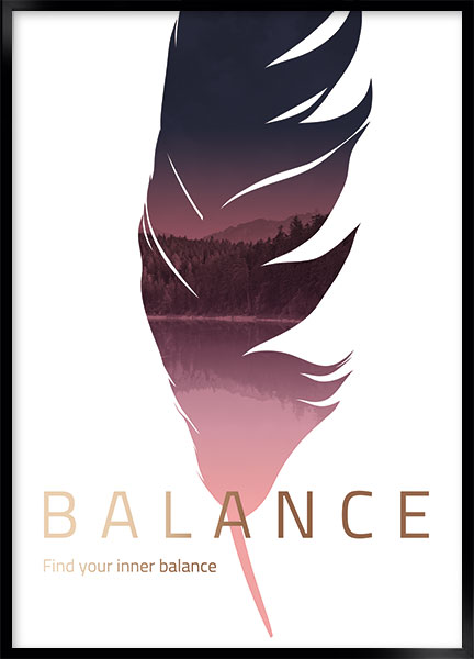 Plakat - Balance