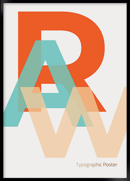 Plakat - Raw