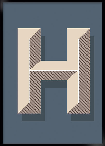 Plakat - H art deco